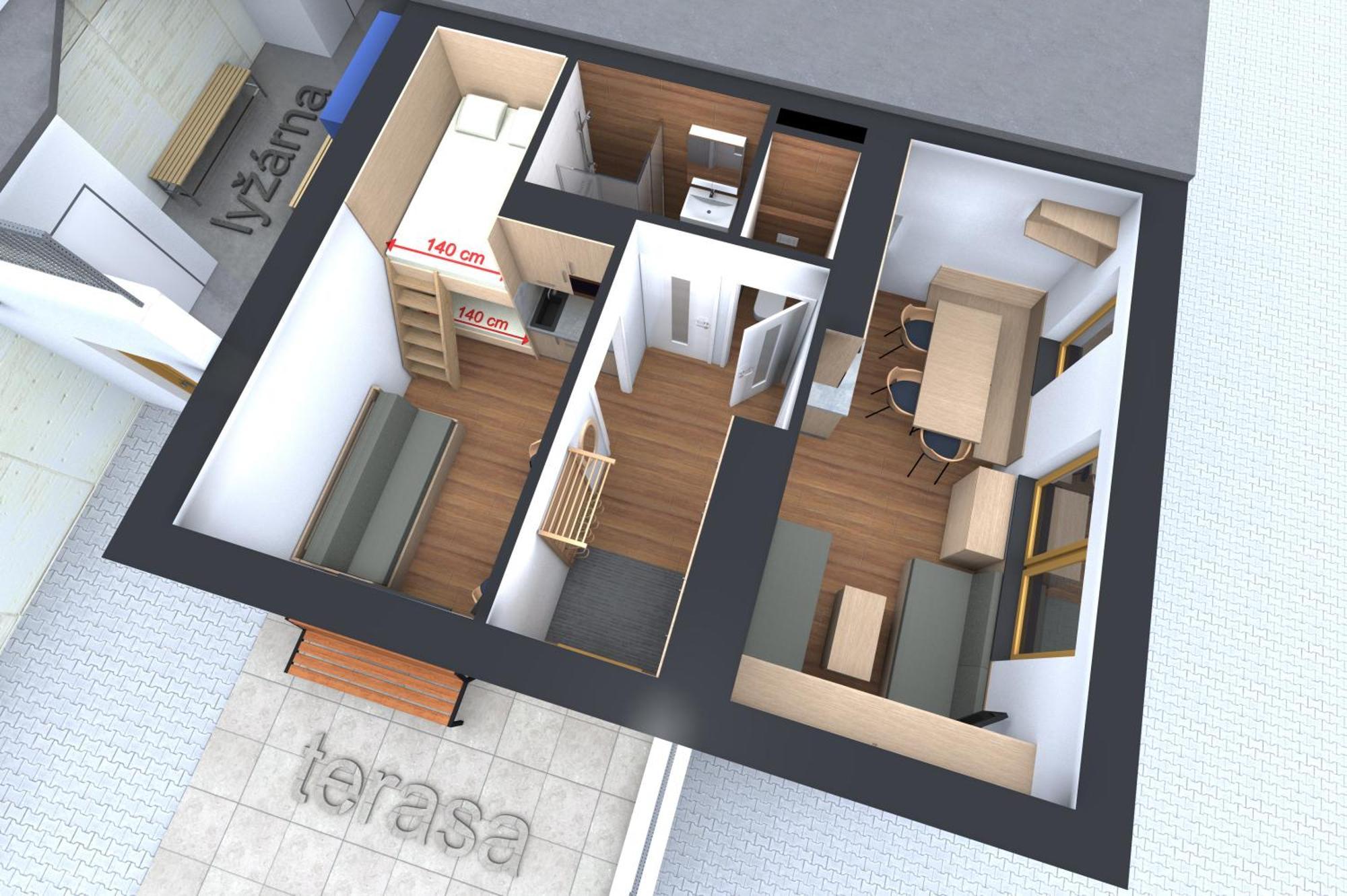 U Kralika, Apartman E, 50M Od Lanovky A Bobove Drahy, Parkovani Zdarma Dolna Morawa Zewnętrze zdjęcie